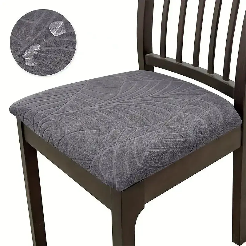 Housse assise de chaise imperméable jacquard JACERY