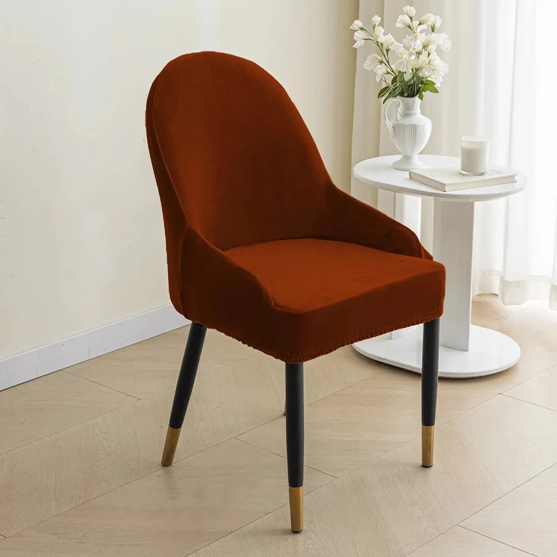 Housse de Chaise Velours Extensible VELINO