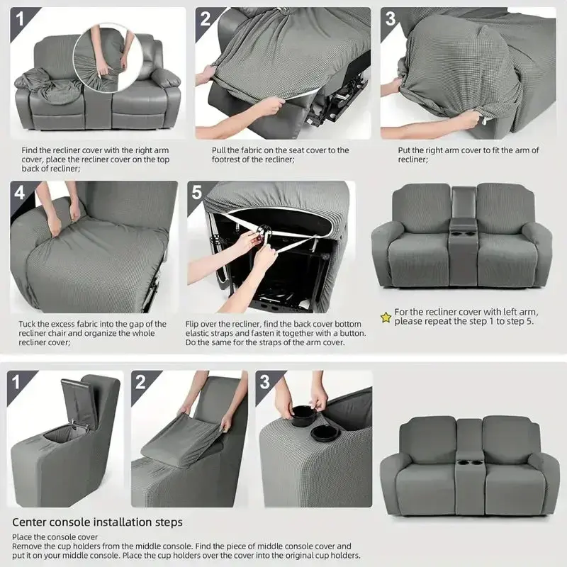 Housse De Canapé Polaire Extensible RELUXY