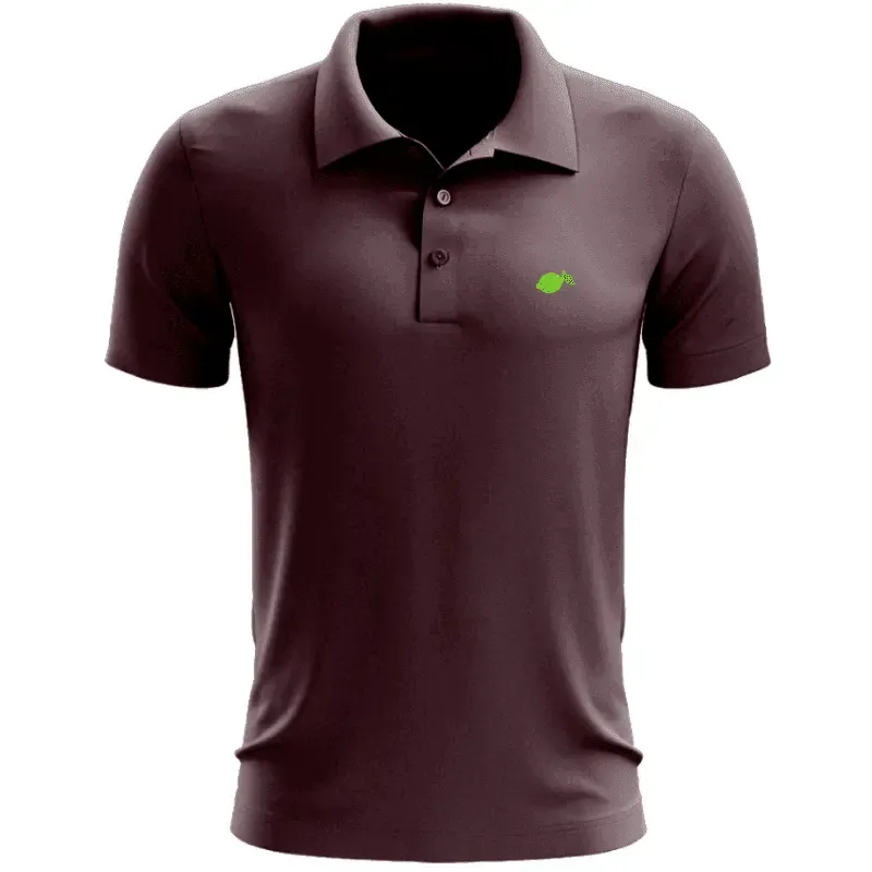 Polos Homme Manche Courte Coton 100% Bio - Lemon Inside®