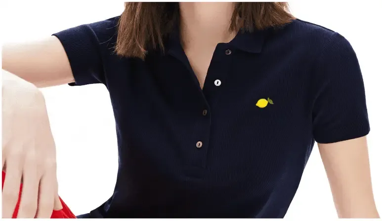 Polos Femme Manche Courte Coton 100% Bio - Lemon Inside®