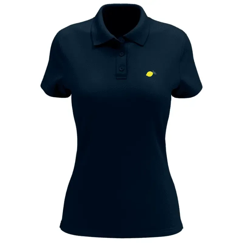 Polos Femme Manche Courte Coton 100% Bio - Lemon Inside®