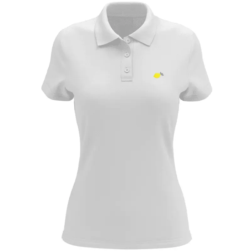 Polos Femme Manche Courte Coton 100% Bio - Lemon Inside®