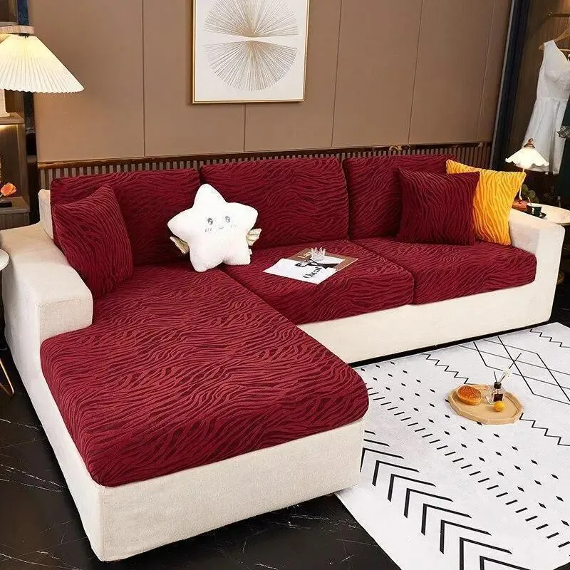 Housses de Coussin Assise & Dossier - Zébrée Velours