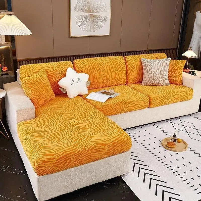 Housses de Coussin Assise & Dossier - Zébrée Velours