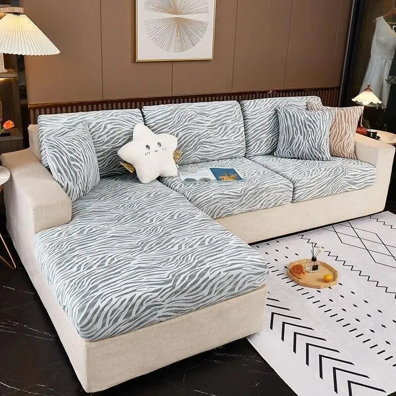 Housses de Coussin Assise & Dossier - Zébrée Velours