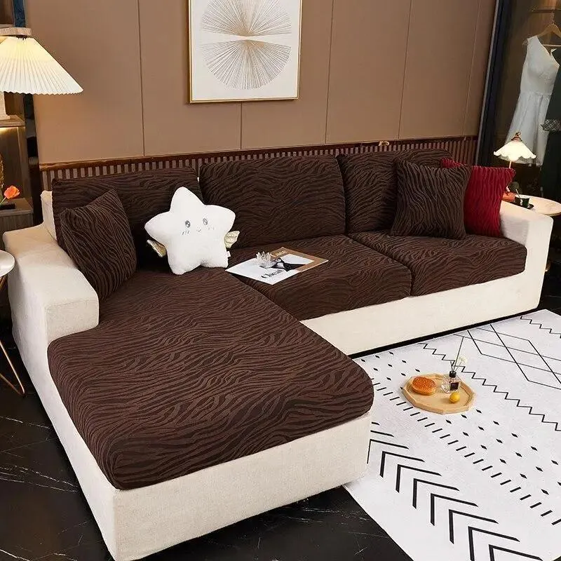 Housses de Coussin Assise & Dossier - Zébrée Velours