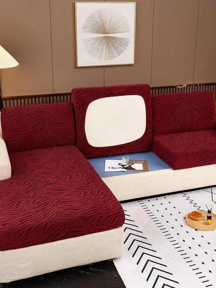 Housses de Coussin Assise & Dossier - Zébrée Velours