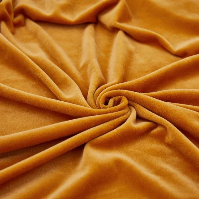 Housse Coussin D'assise & Dossier - Velours Orange