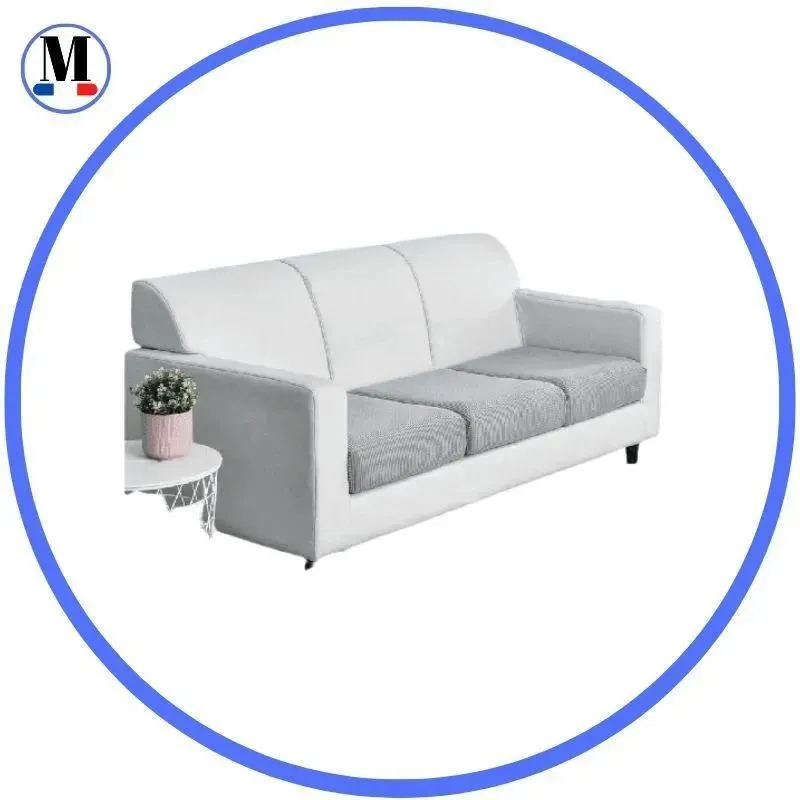 Housse Coussin D'assise & Dossier - Gris Clair