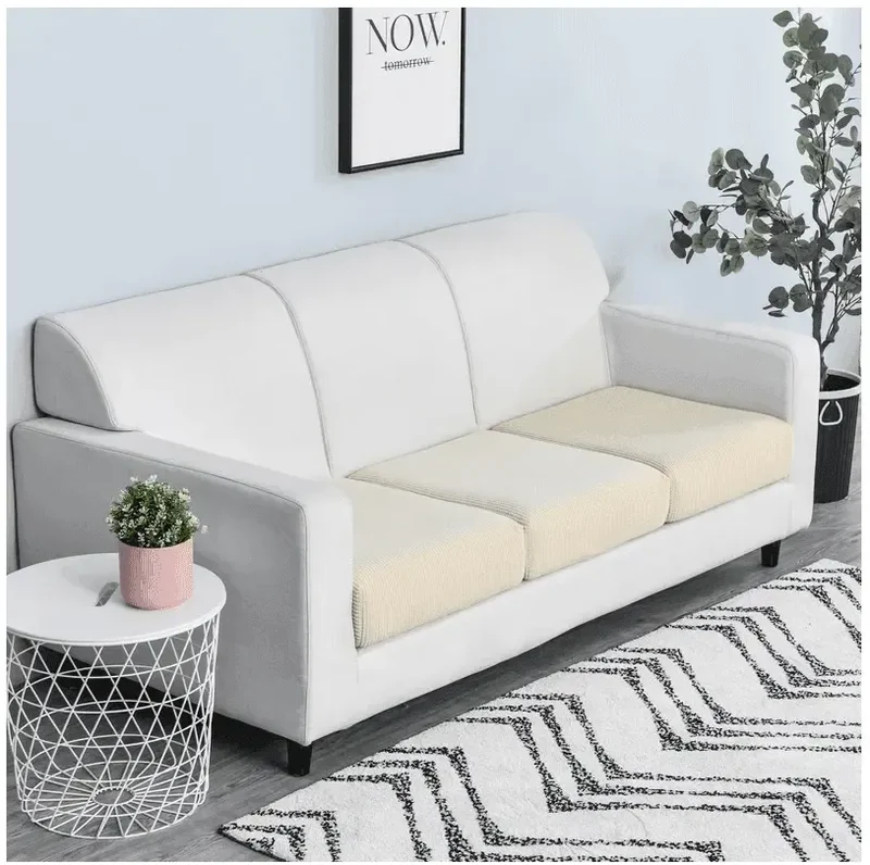 Housse de Coussin D'assise & Dossier - Beige