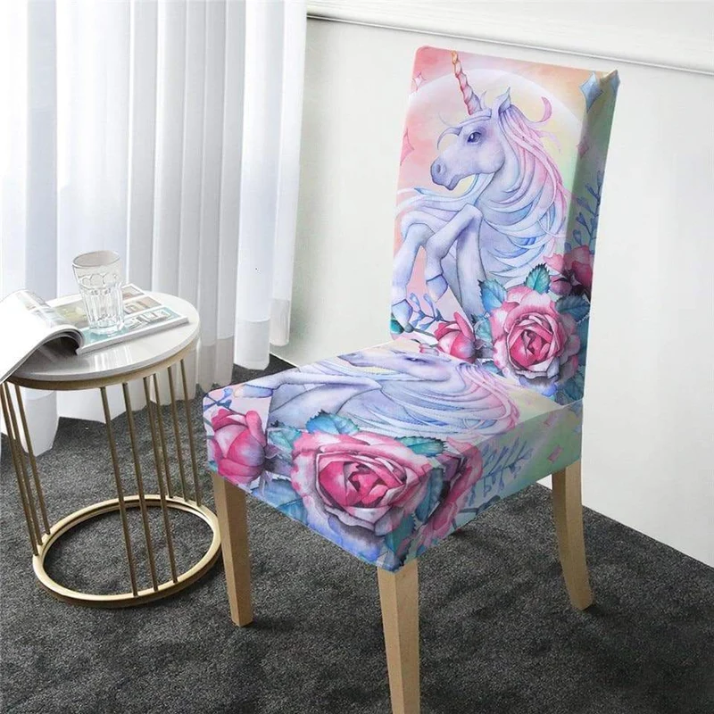 Housse de Chaise Licorne