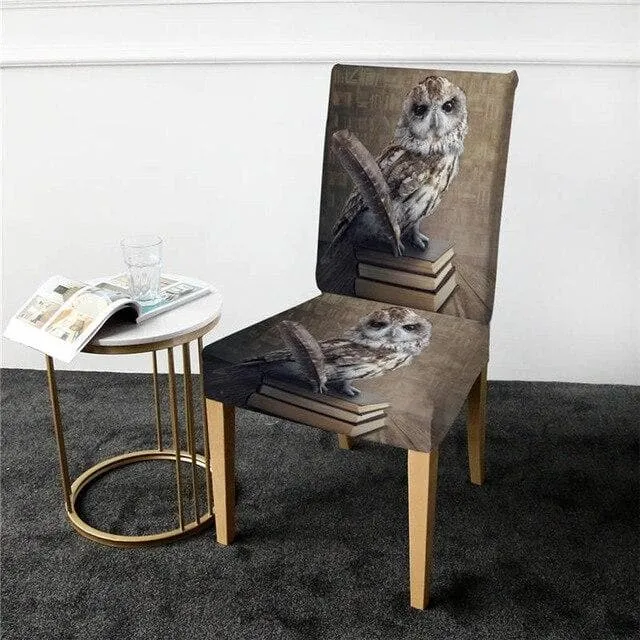 Housse de Chaise Chouette