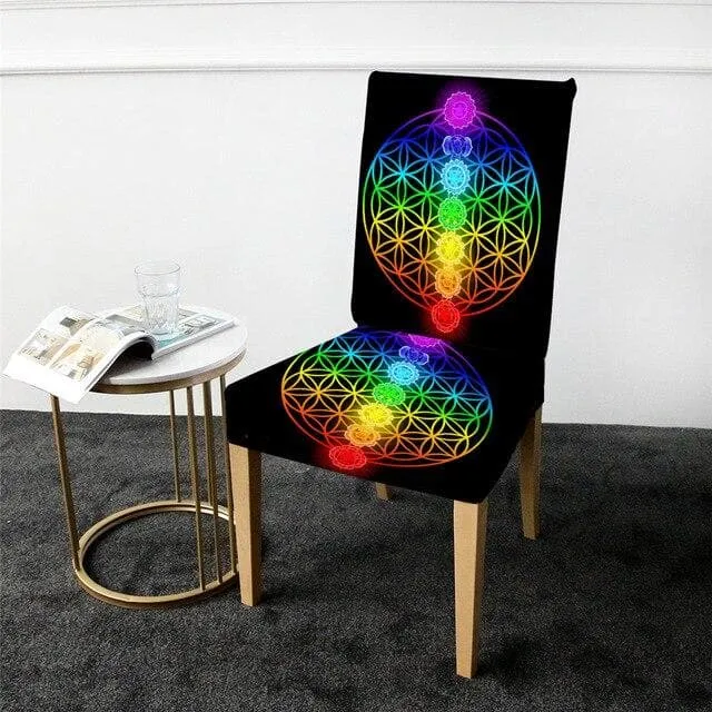 Housse de Chaise Multicolore