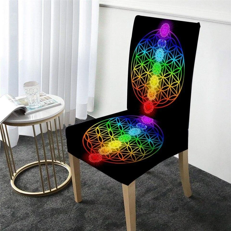 Housse de Chaise Multicolore