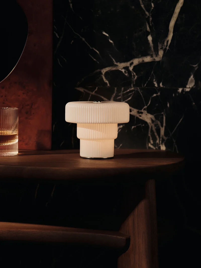Ripple Portable Lamp - Small - White