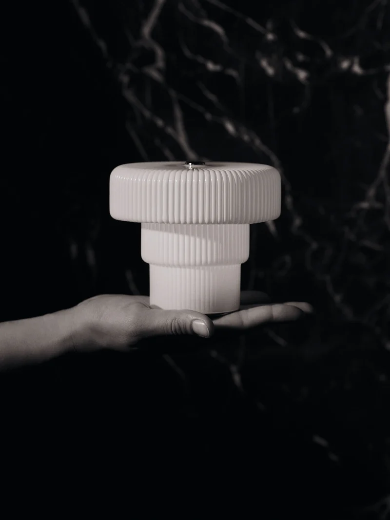 Ripple Portable Lamp - Small - White
