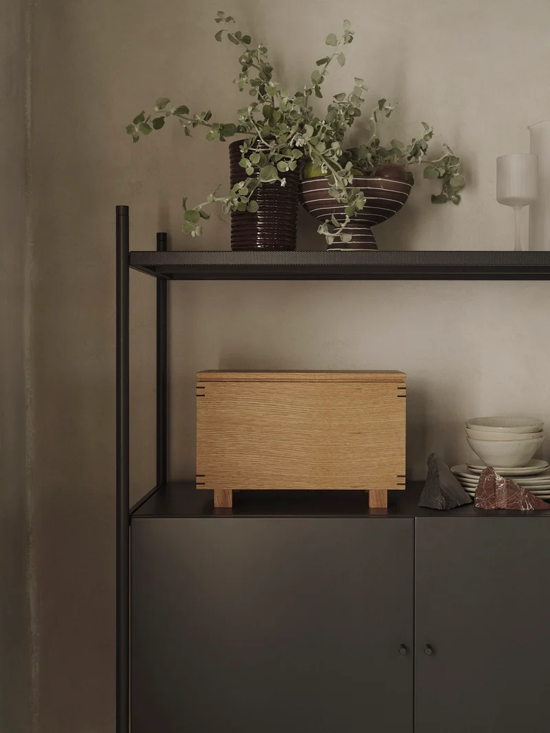 Punctual - Perforated Shelf - Anthracite