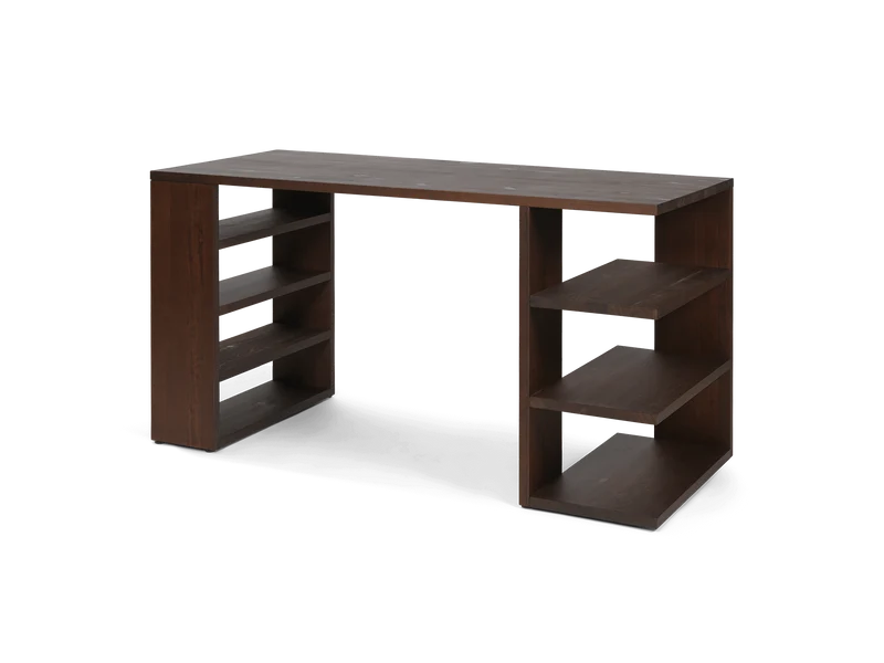 Edre Desk - Dark Stained Pine