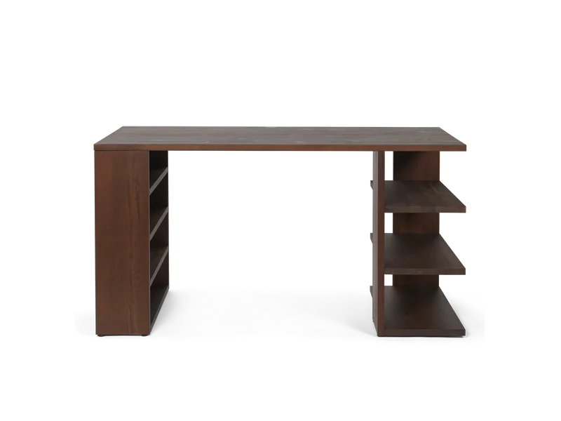 Edre Desk - Dark Stained Pine