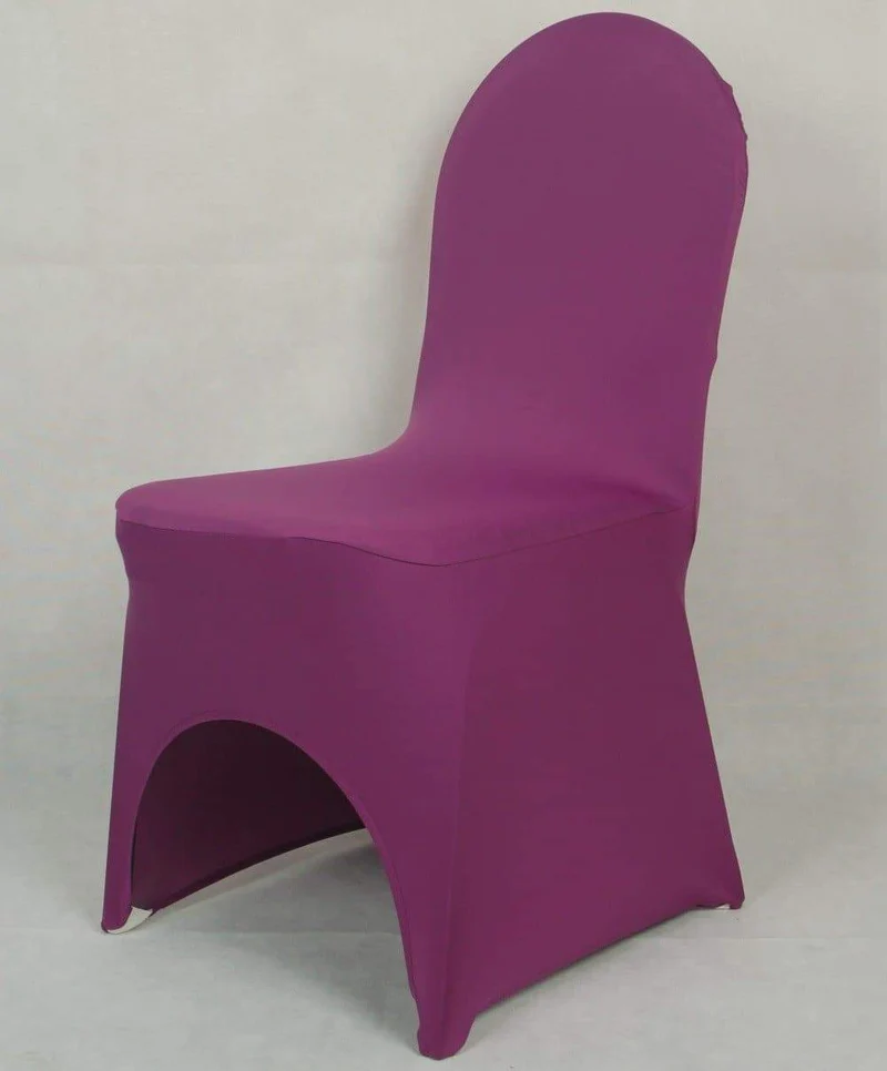 Housse de Chaise Mariage Aubergine