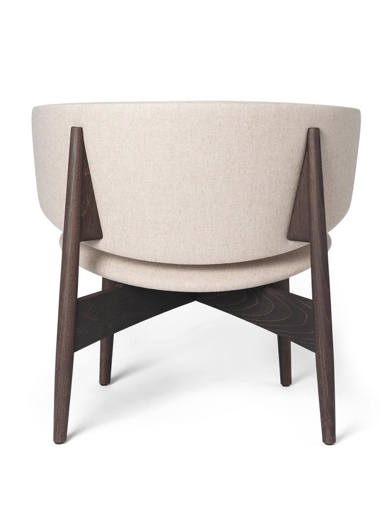 Herman Lounge Chair - Wood - Main Line Flax - Dark Stained Beech/Sand