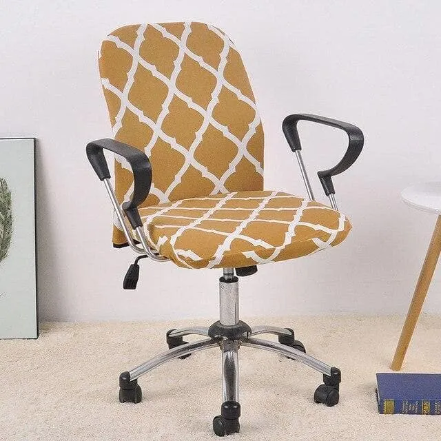 Housse de Chaise de Bureau Ocre