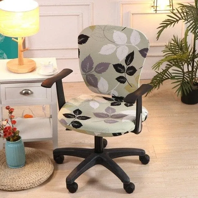 Housse de Chaise de Bureau Feuilles d'automne