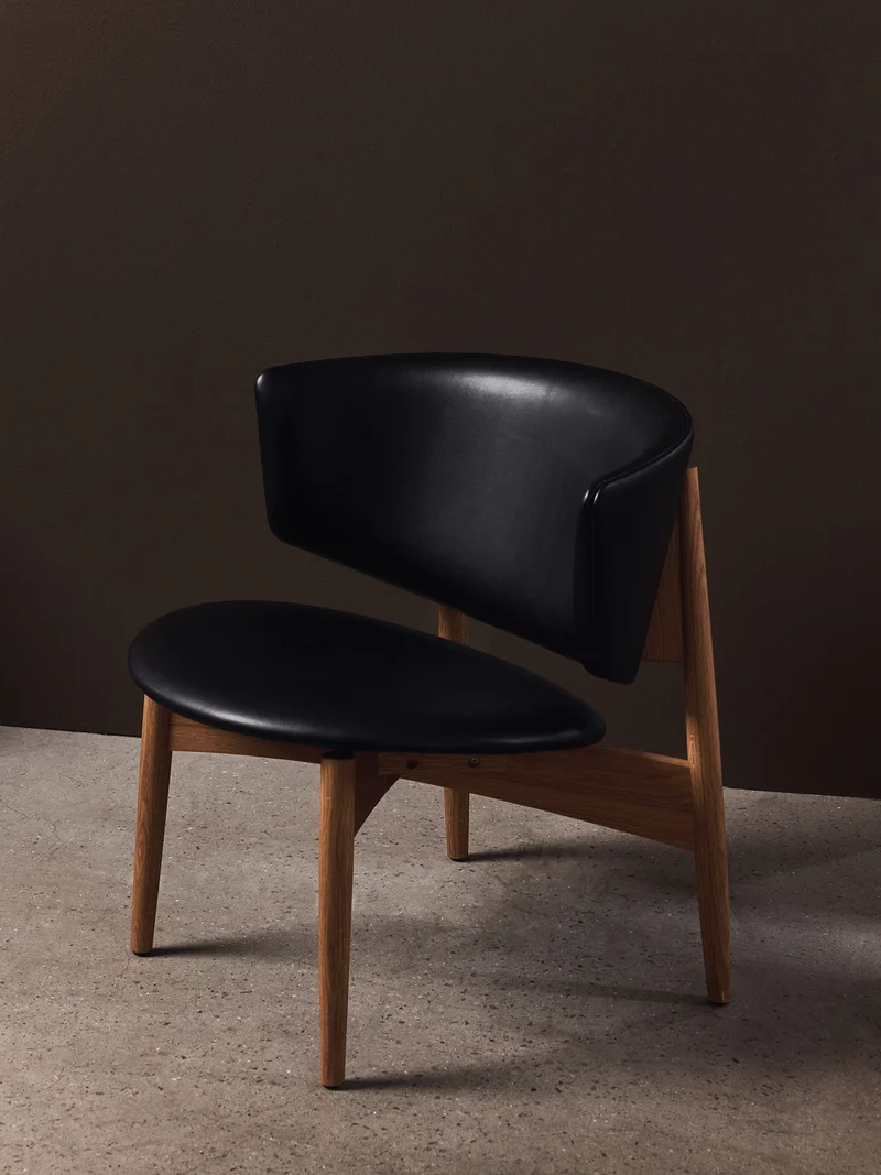 Herman Lounge Chair - Wood - Vegea - Natural Oak/Black