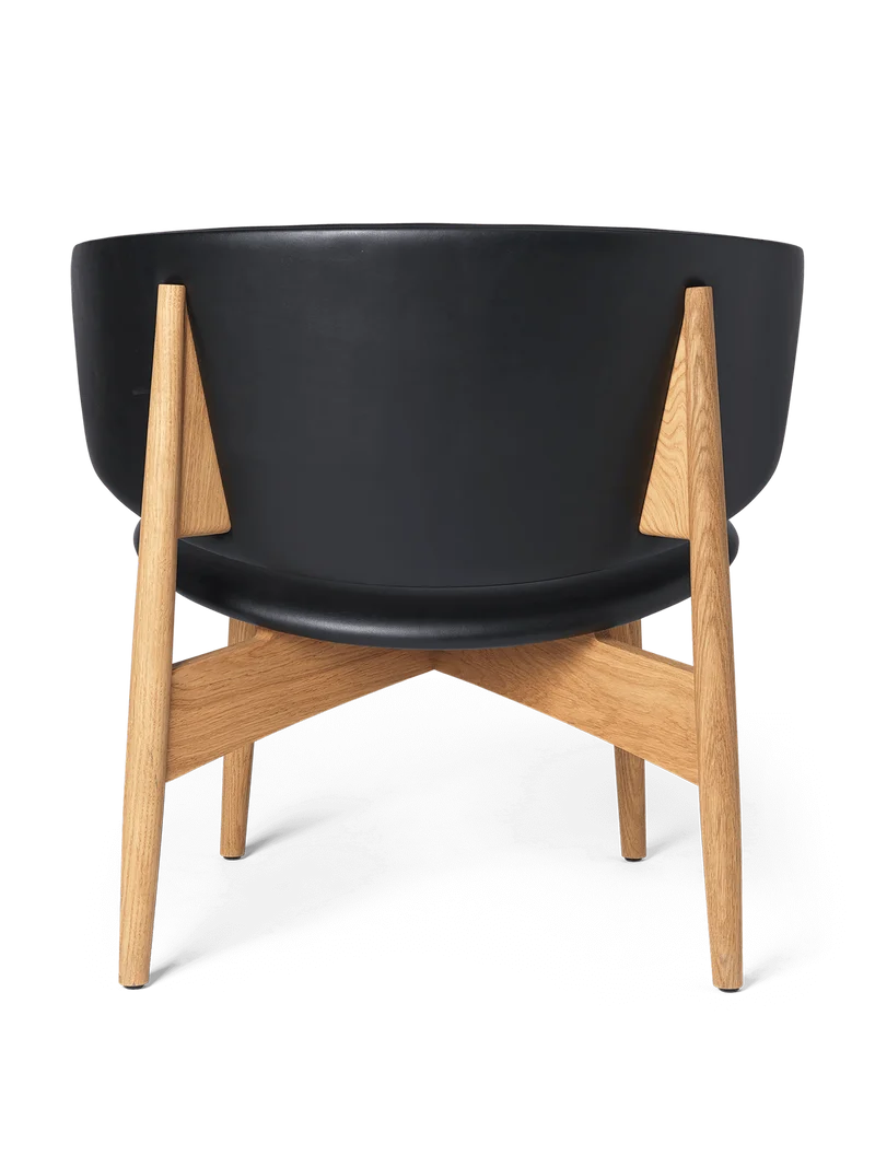 Herman Lounge Chair - Wood - Vegea - Natural Oak/Black