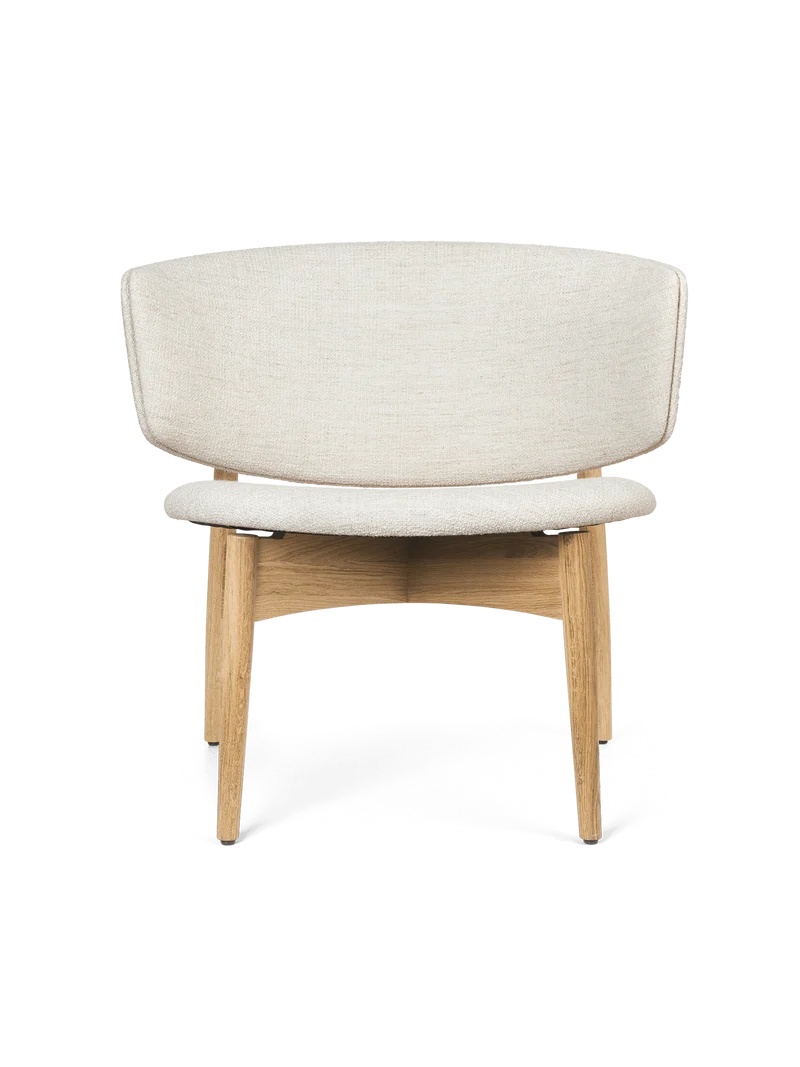 Herman Lounge Chair - Wood - Bouclé - Oak/Off-White