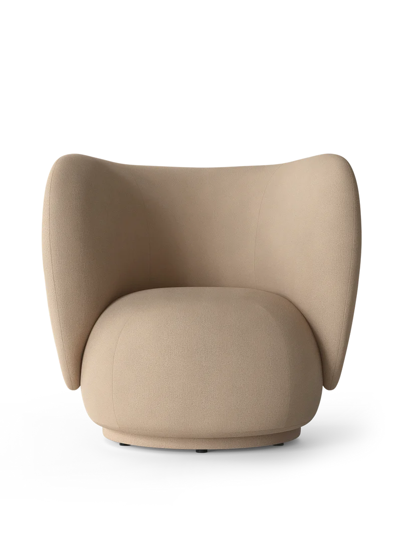Rico Lounge Chair - Brushed - Sand