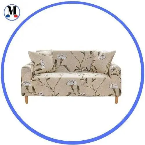 Motif Scabiosa - Housse de Canapé Extensible