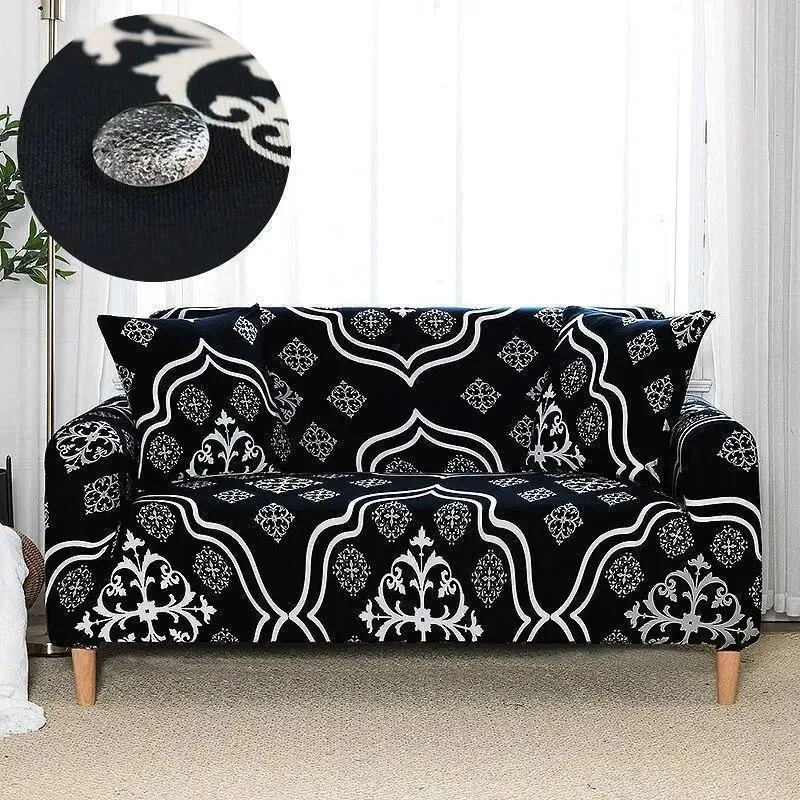 Motif Aspera - Housse de Canapé Extensible