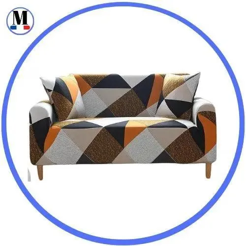 Motif Jacea - Housse de Canapé Extensible