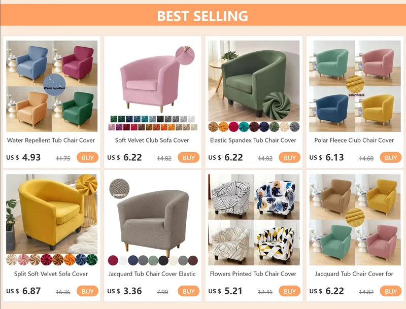 Housse Fauteuil Club Extensible DUOLEN