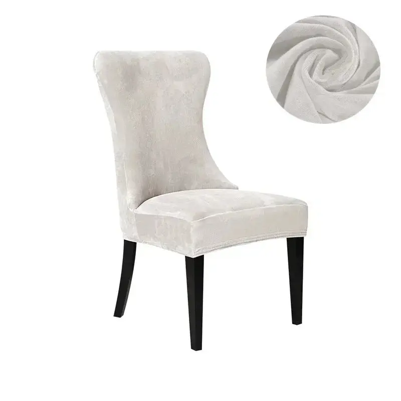 Housse Chaise Velours Doux YUKANA