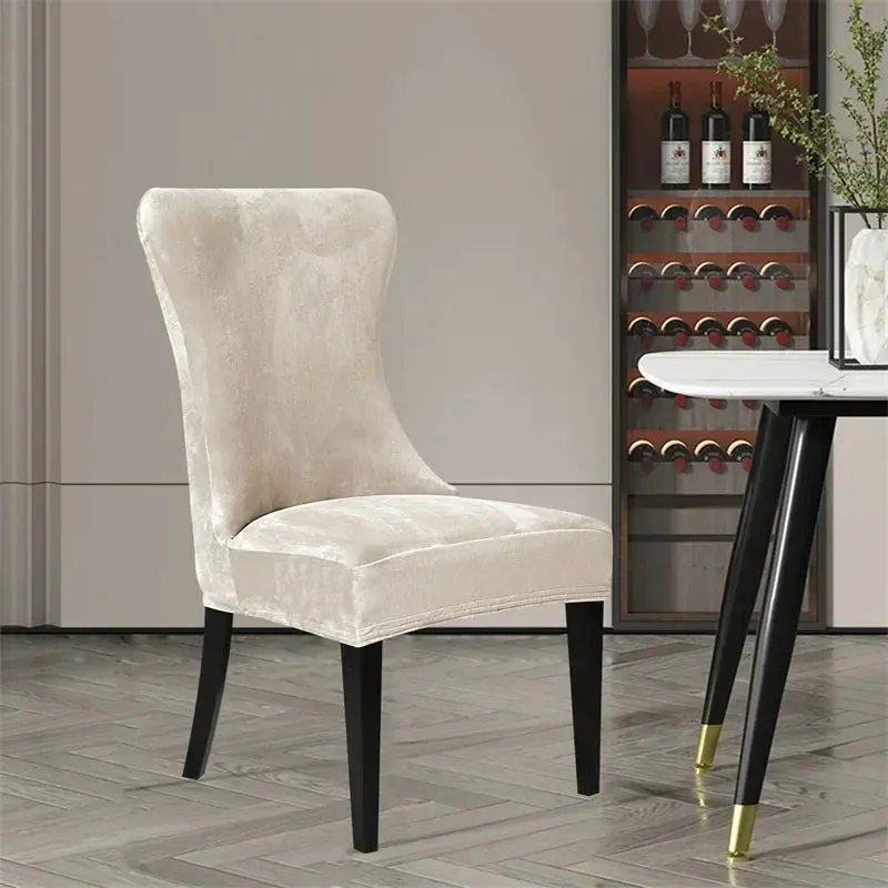 Housse Chaise Velours Doux YUKANA
