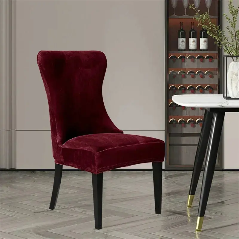 Housse Chaise Velours Doux YUKANA