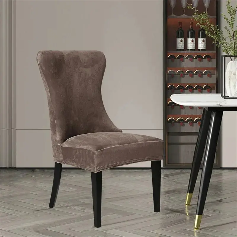 Housse Chaise Velours Doux YUKANA