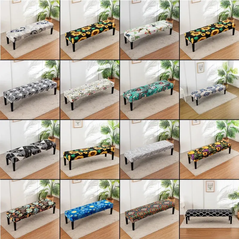 Housse Banquette Florale Extensible FLORINA