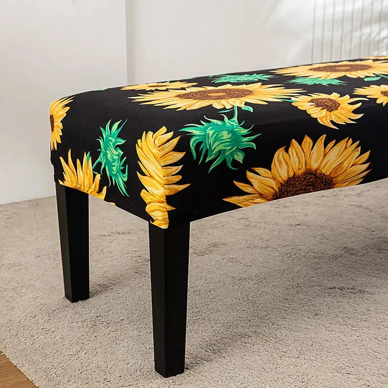 Housse Banquette Florale Extensible FLORINA