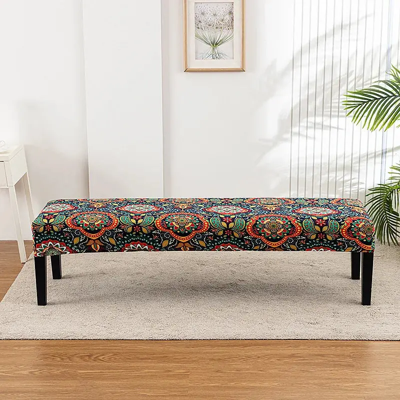 Housse Banquette Florale Extensible FLORINA