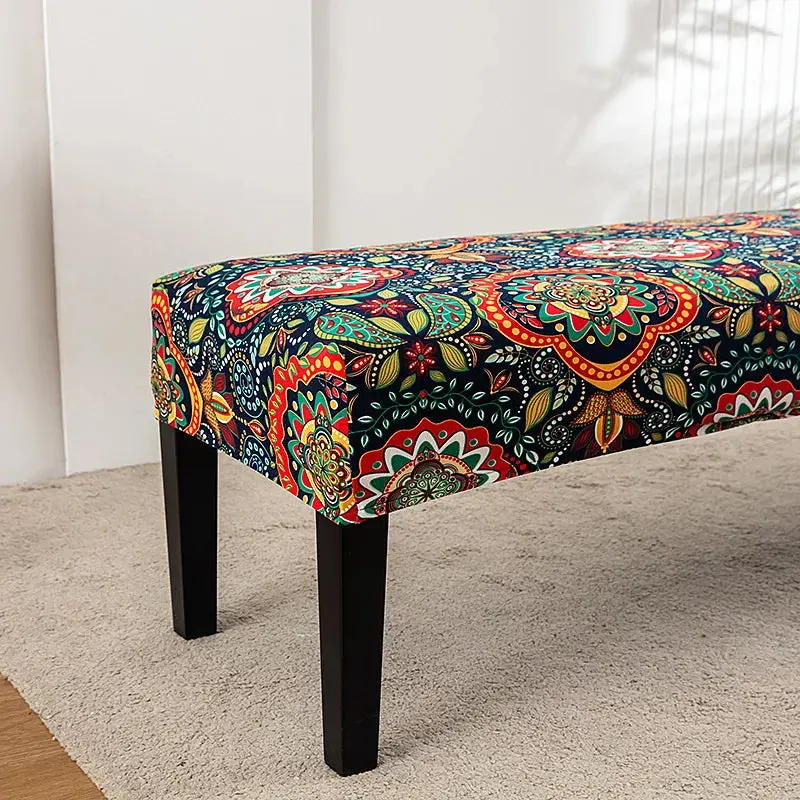 Housse Banquette Florale Extensible FLORINA
