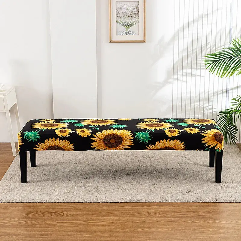 Housse Banquette Florale Extensible FLORINA