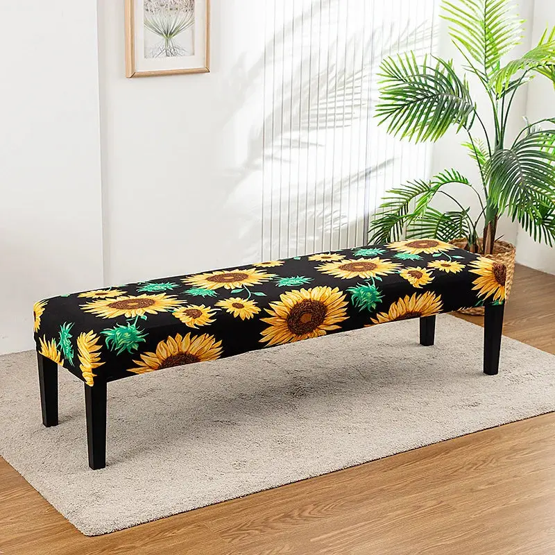 Housse Banquette Florale Extensible FLORINA