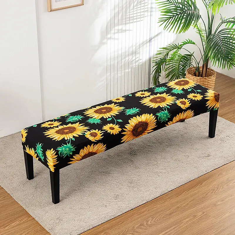 Housse Banquette Florale Extensible FLORINA