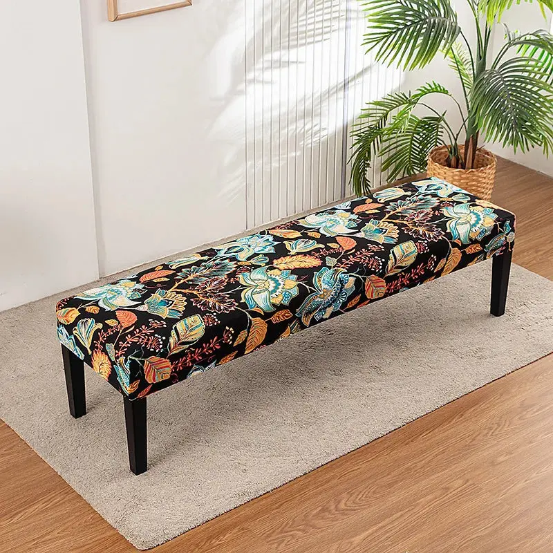 Housse Banquette Florale Extensible FLORINA