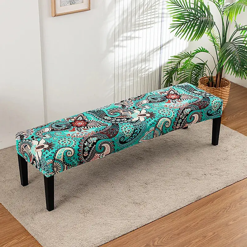 Housse Banquette Florale Extensible FLORINA