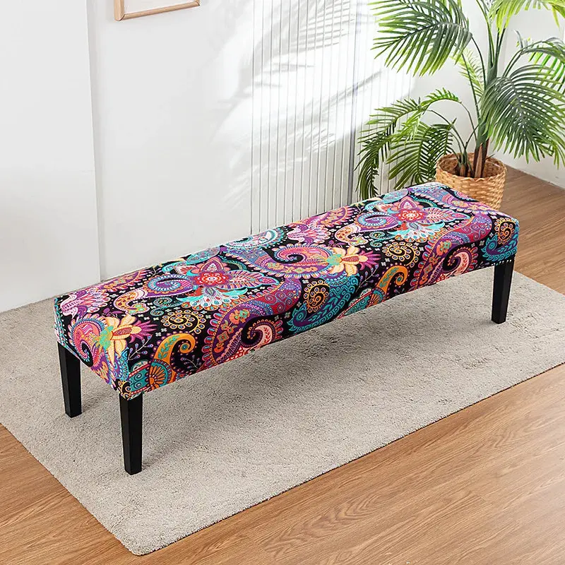 Housse Banquette Florale Extensible FLORINA